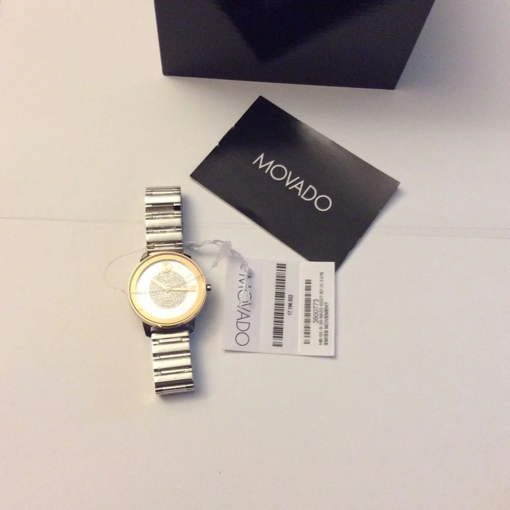 Movado Bold Trend Crystal Quartz Dial Ladies Watch